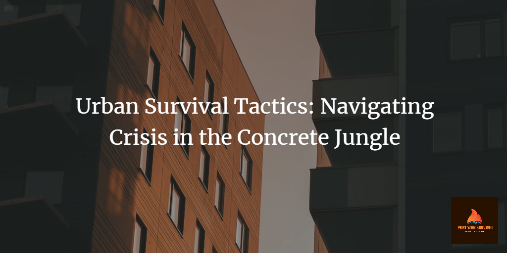 urban survival tactics. navigating crisis in the concrete jungle